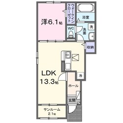 ヴィネットⅠの物件間取画像